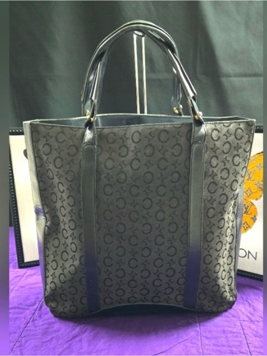 Celine Handbags - Celine Monogram Tote in Black